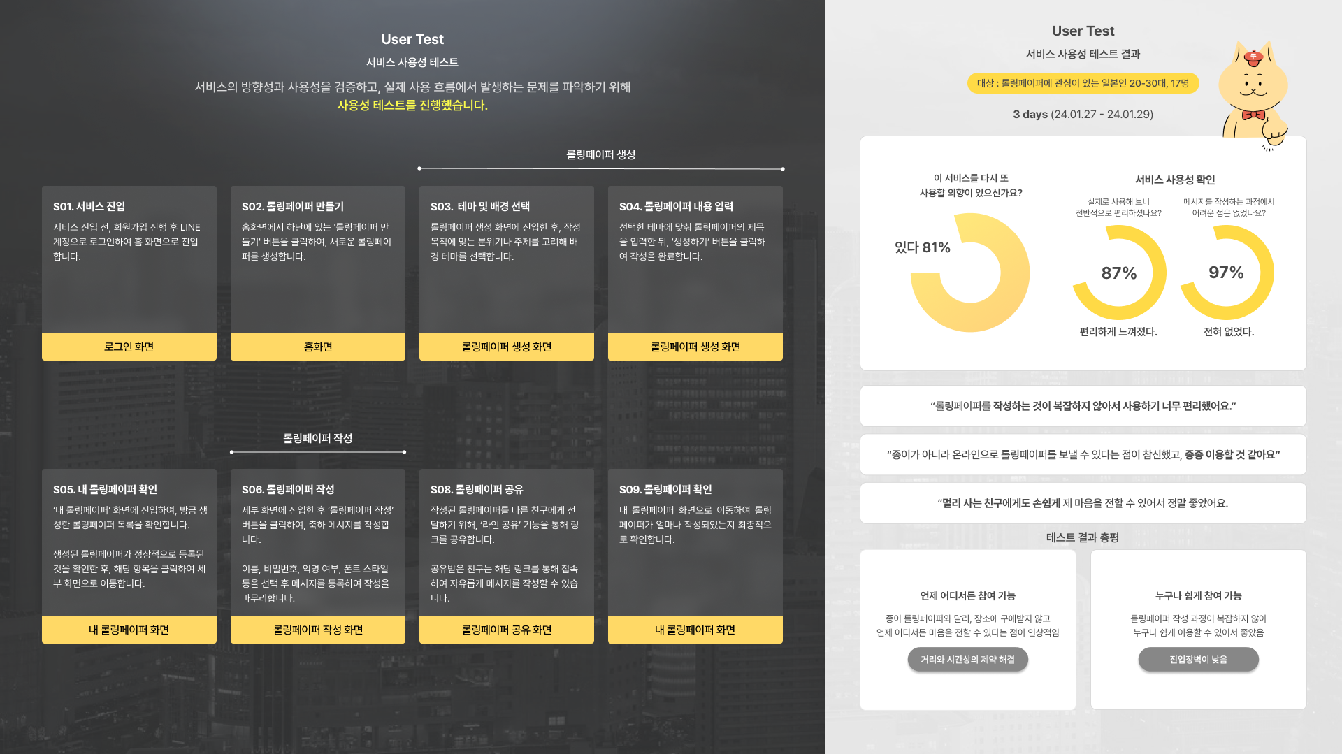 ローリングペーパー 롤링페이퍼 서비스 - 이미지 11